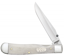 Нож перочинный Smooth Natural Bone Trapperlock + зажигалка 207 ZIPPO 50596_207