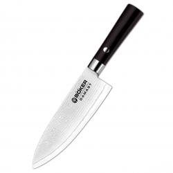 Кухонный нож поварской Boker Damast Black Kochmesser Klein 130419DAM