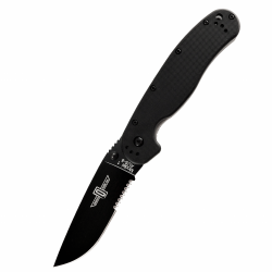 Складной нож Ontario RAT-1 Black Serrated 8847